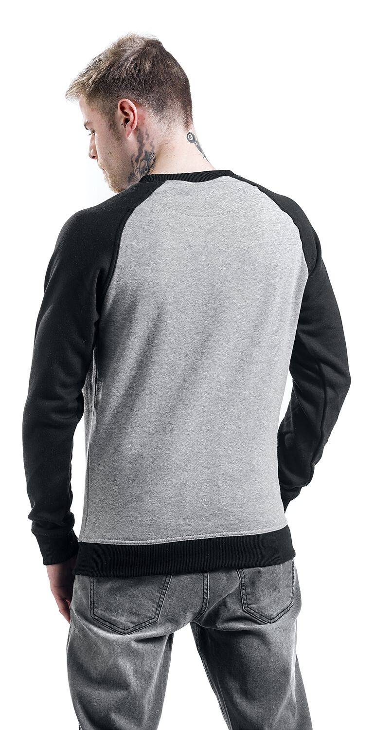 EMP "2-Tone Raglan Crewneck" Sweatshirt grau/schwarz von Urban Classics Neueste Stile