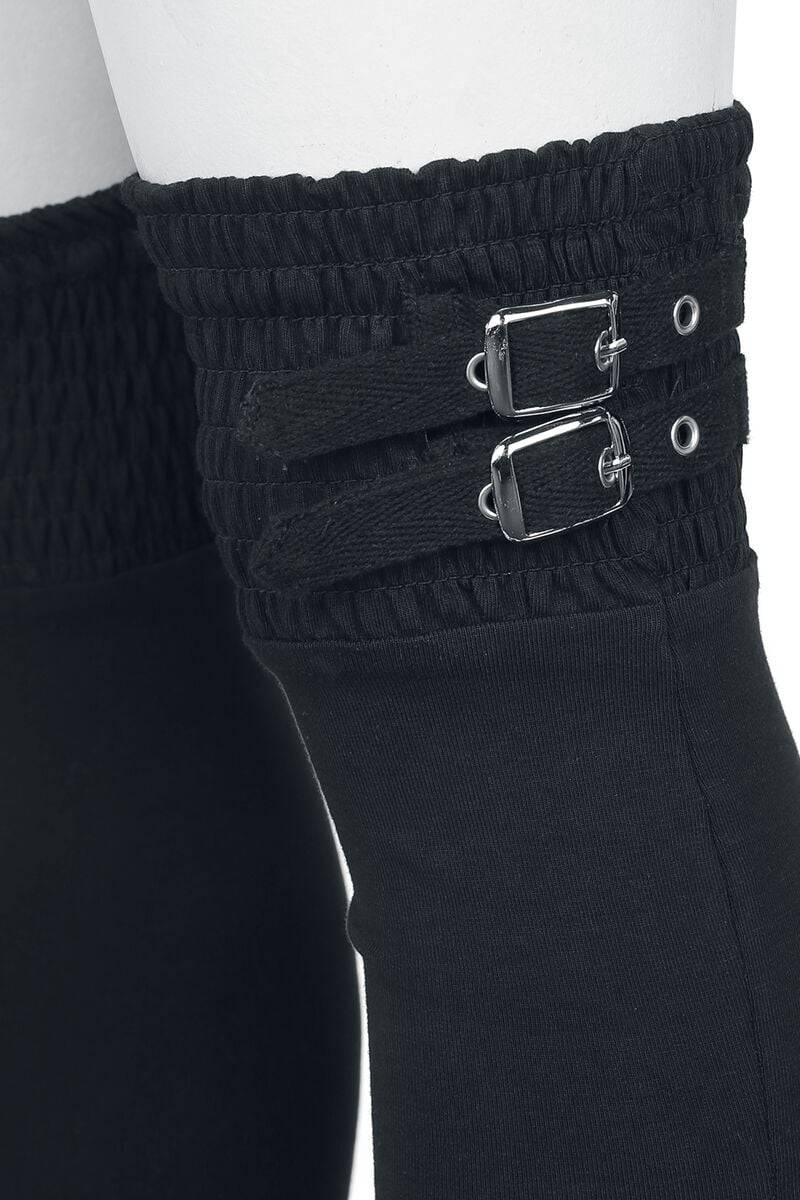 EMP Kniestrümpfe schwarz von Gothicana by EMP Zeitbegrenzte Promotion
