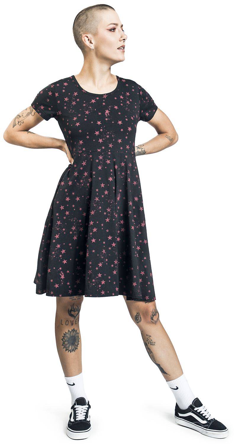 EMP Kurzes Kleid schwarz/rot von RED by EMP Online