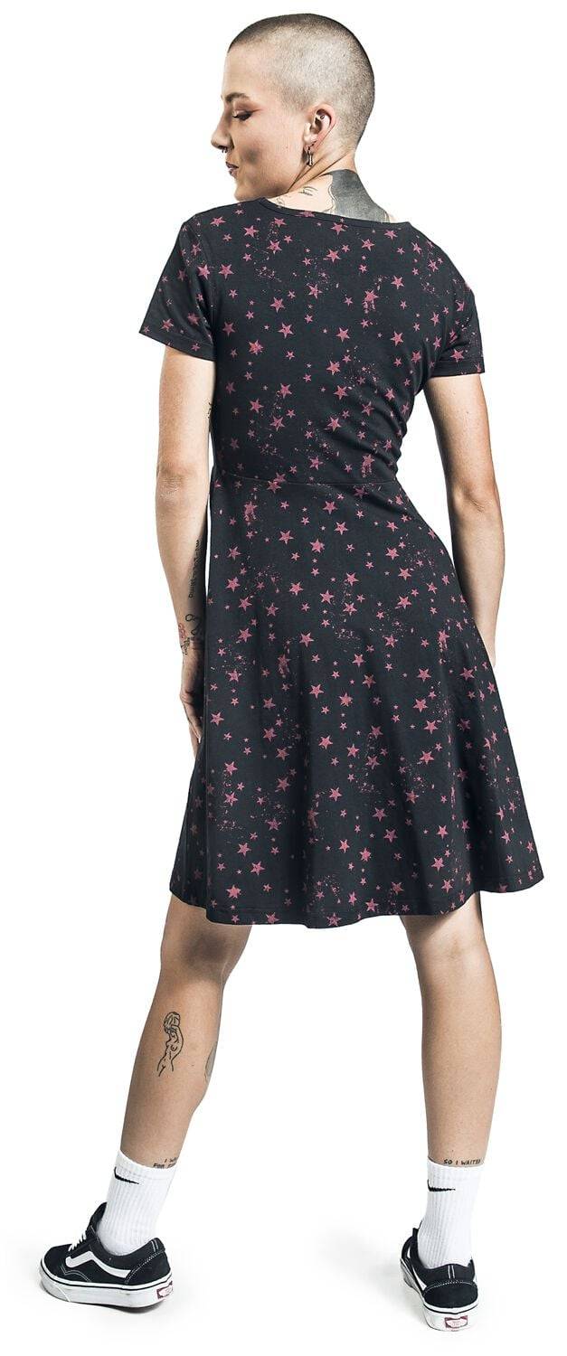 EMP Kurzes Kleid schwarz/rot von RED by EMP Online