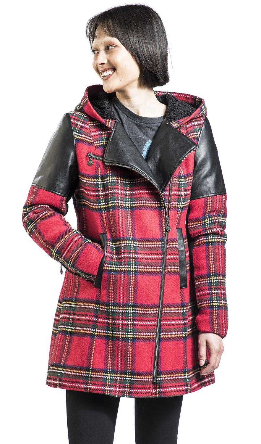 EMP Übergangsjacke schwarz/rot von RED by EMP im Angebot