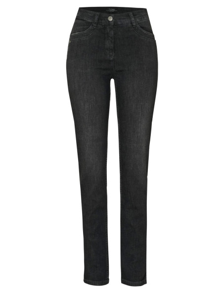 TONI Fashion Style »be loved« dark grey Slim-Fit Jeans mit hohem Bund Online Outlet