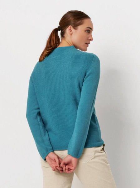 TONI Fashion Style »Helene« petrol Feinstrick-Pulli mit Turtleneck Saisonale Angebote