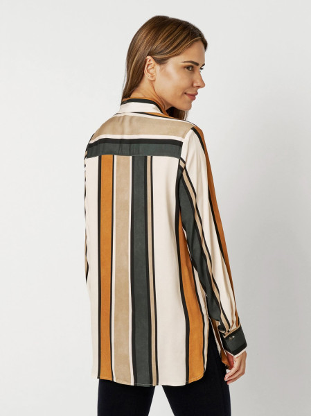 TONI Fashion Style »Coco« multicolour camel Zarte Streifenbluse Riesige Ersparnisse