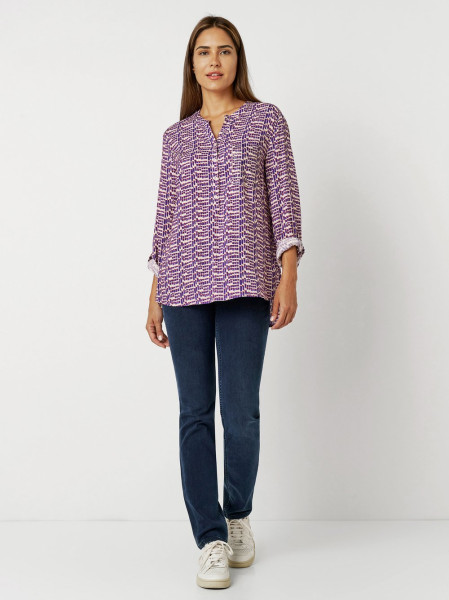 TONI Fashion Style »Bella« multicolour purple Gemusterte Schlupfbluse VIP-Rabatte