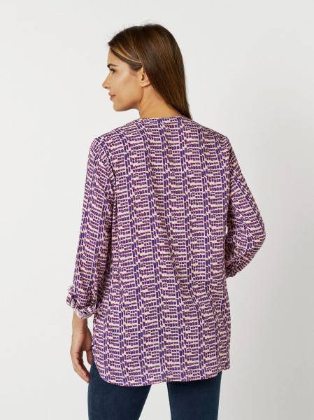 TONI Fashion Style »Bella« multicolour purple Gemusterte Schlupfbluse VIP-Rabatte