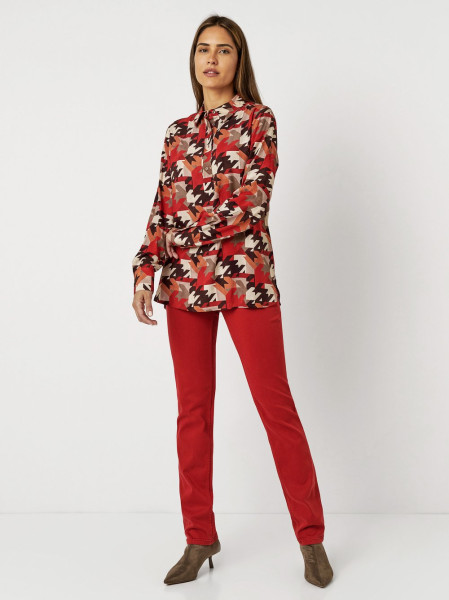 TONI Fashion Style »Celina« multicolour red Bluse mit Hahnentritt Wochenangebot