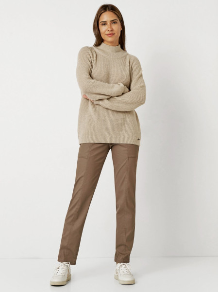 TONI Fashion Style »Insa« sand Strickpulli mit Stehkragen Begrenzte Freigabe