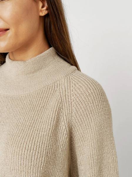 TONI Fashion Style »Insa« sand Strickpulli mit Stehkragen Begrenzte Freigabe
