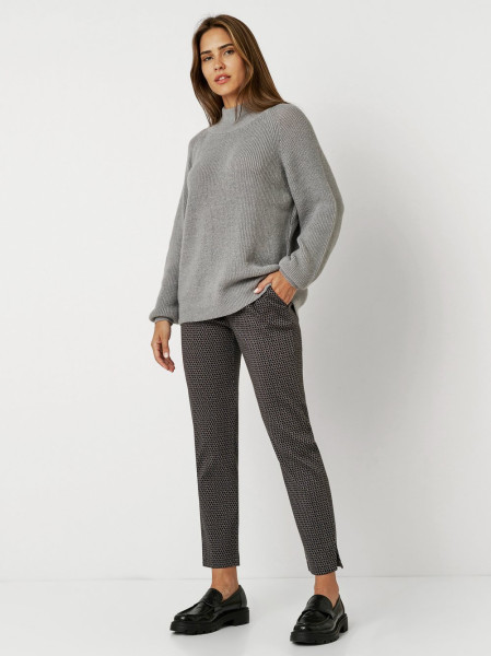 TONI Fashion Style »Insa« grey Strickpulli mit Stehkragen Letzte 3 Tage