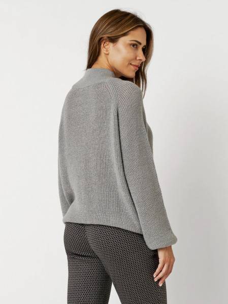 TONI Fashion Style »Insa« grey Strickpulli mit Stehkragen Letzte 3 Tage