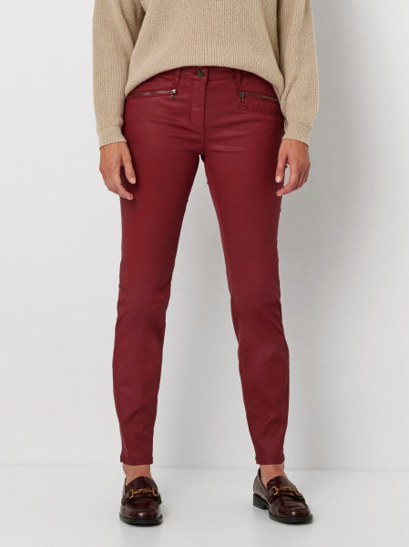 TONI Fashion Style »Perfect Shape« dark red Skinny-Fit im Lederlook Zeitbegrenzte Promotion