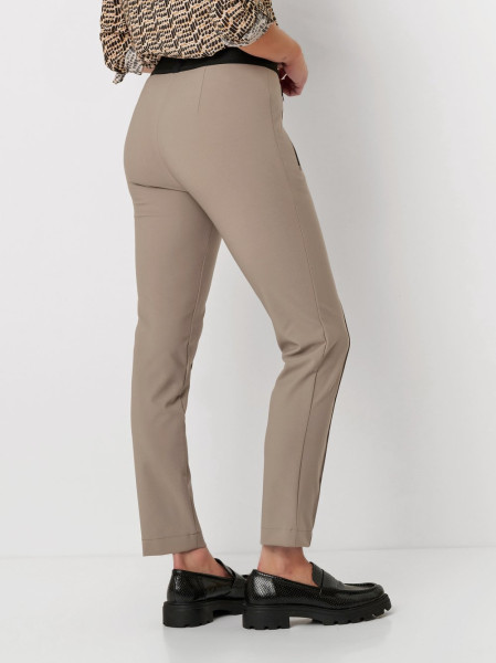 TONI Fashion Style »Jenny« taupe Schmale Businesshose mit Gummizug Bis zu 50% Rabatt