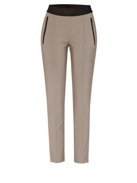 TONI Fashion Style »Jenny« taupe Schmale Businesshose mit Gummizug Bis zu 50% Rabatt