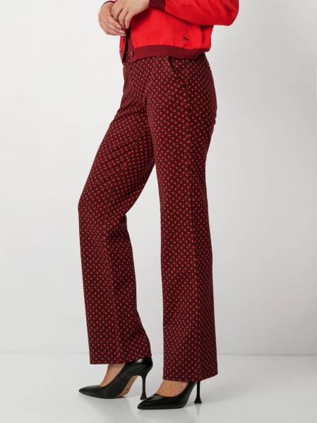 TONI Fashion Style »Jenny« red Gemusterte Wide Leg Discount Store für neue Produkte