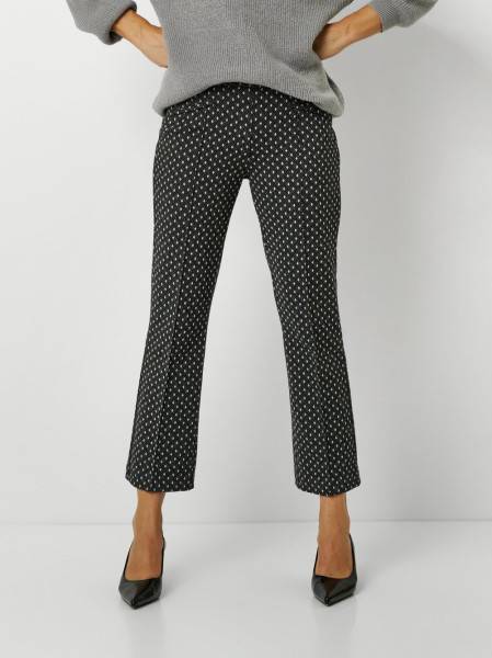 TONI Fashion Style »Jenny« grey/black Gemusterte 7/8-Hose Super Rabatt