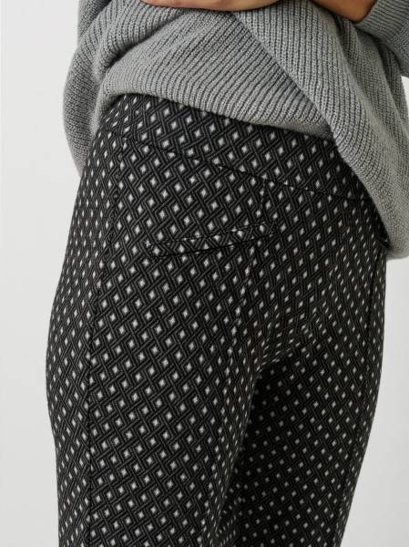 TONI Fashion Style »Jenny« grey/black Gemusterte 7/8-Hose Super Rabatt