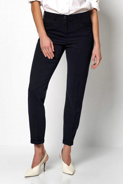 TONI Fashion Style »Jolie« dark blue Schlanke Businesshose Clearance-Verkauf