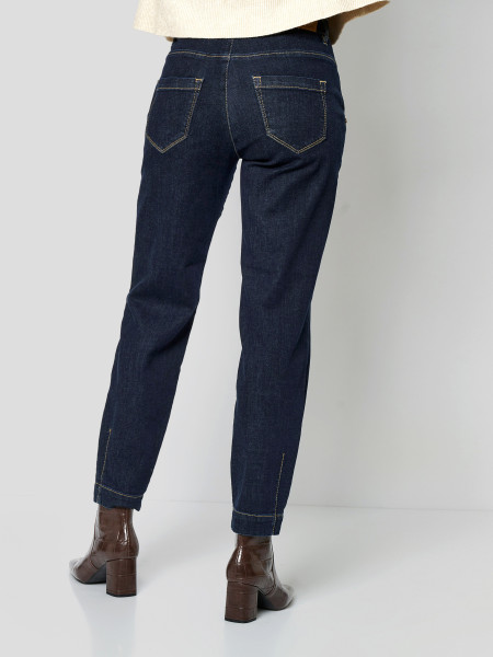TONI Fashion Style »Liv« dark blue Karottenjeans mit Details Speichern exportieren