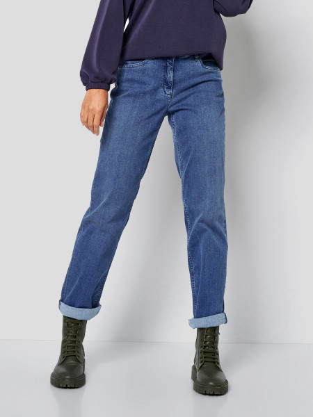 TONI Fashion Style »Honey« blue used Entspannte Basic-Jeans Im Verkauf