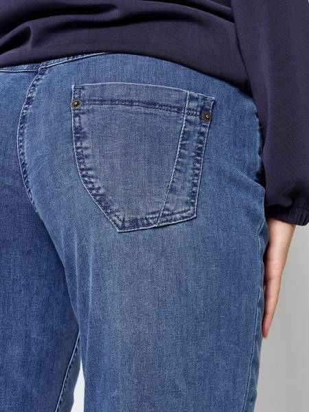 TONI Fashion Style »Honey« blue used Entspannte Basic-Jeans Im Verkauf
