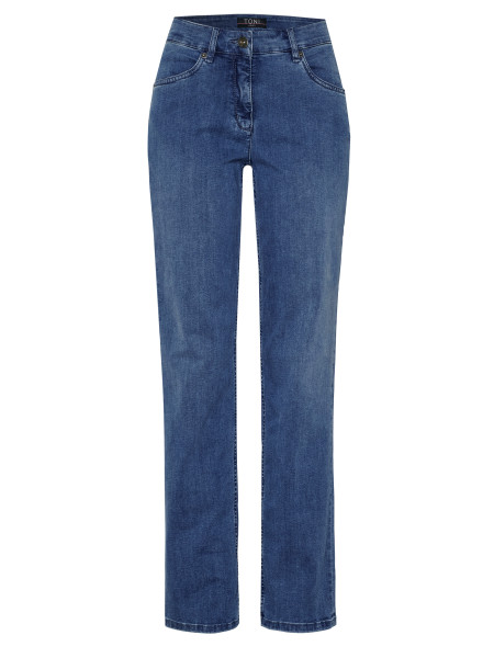 TONI Fashion Style »Honey« blue used Entspannte Basic-Jeans Im Verkauf