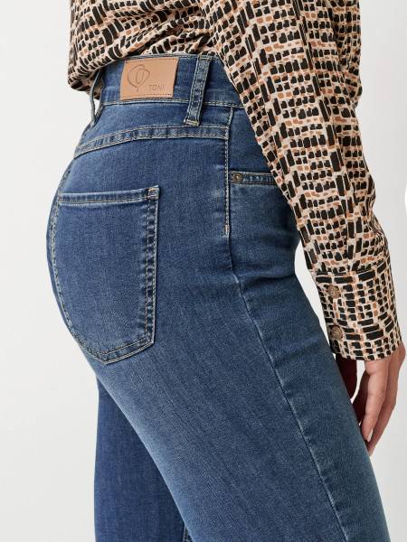 TONI Fashion Style »be loved« blue used Slim-Fit Jeans mit hohem Bund zollfrei