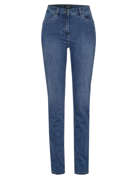 TONI Fashion Style »be loved« blue used Slim-Fit Jeans mit hohem Bund zollfrei
