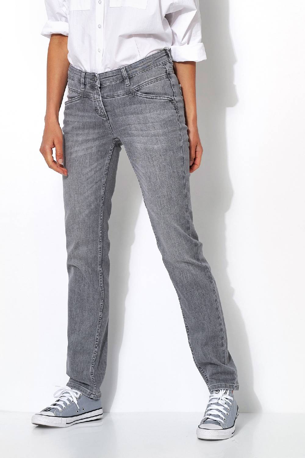TONI Fashion Style »Perfect Shape« grey used Authentische Shapingjeans Outlet