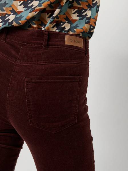 TONI Fashion Style »be loved« dark red Cordhose mit hohem Bund Hotsell