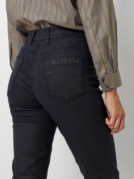 TONI Fashion Style »be loved« dark blue Slim-Fit in Lederoptik im Angebot
