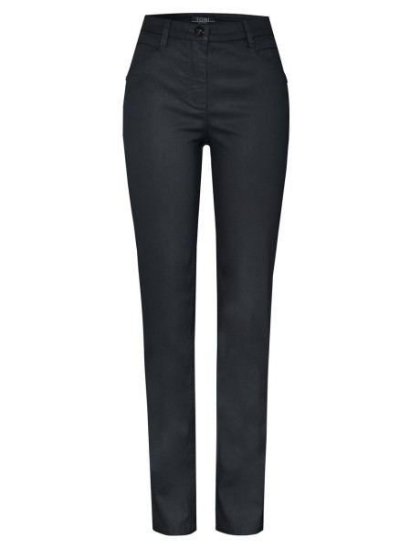 TONI Fashion Style »be loved« dark blue Slim-Fit in Lederoptik im Angebot