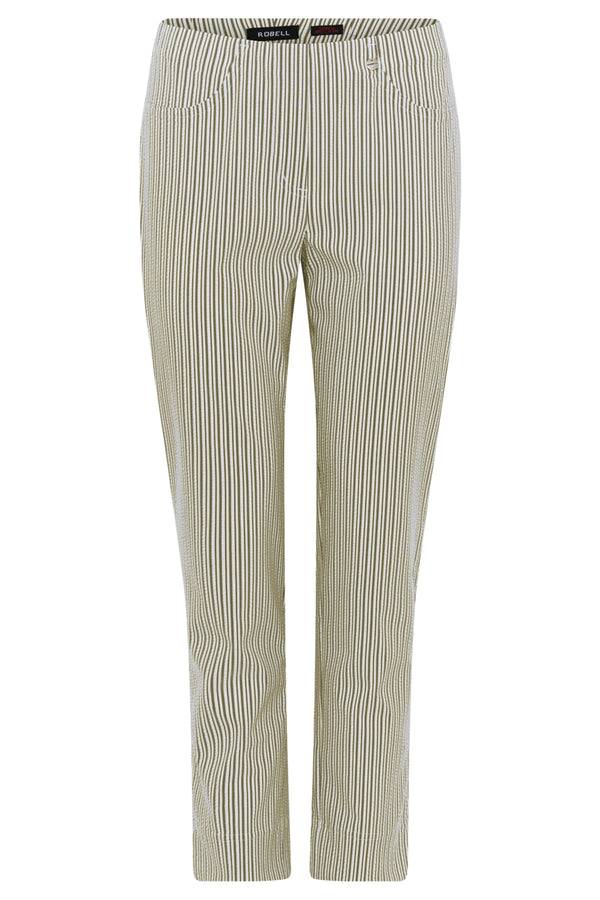 Robbe & Berking ROBELL BELLA 09 HOSEN DUNKLES OLIV Online Outlet