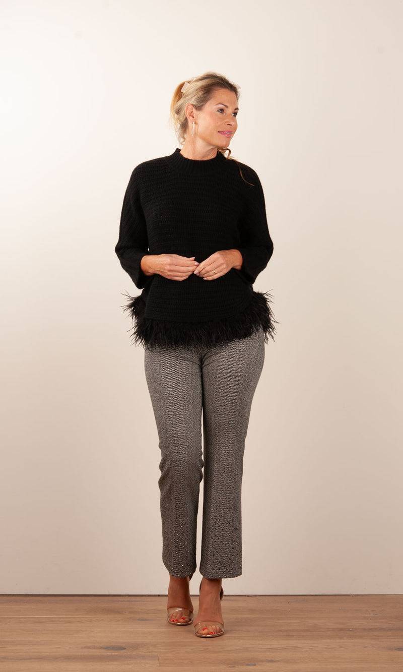 fleur Pullover „Feder“ Schwarz Bestseller