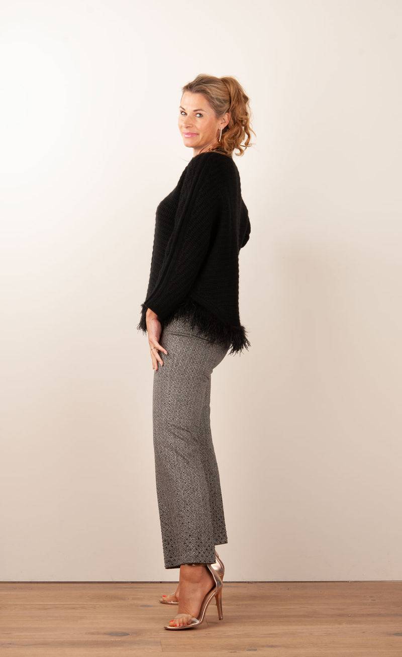 fleur Pullover „Feder“ Schwarz Bestseller