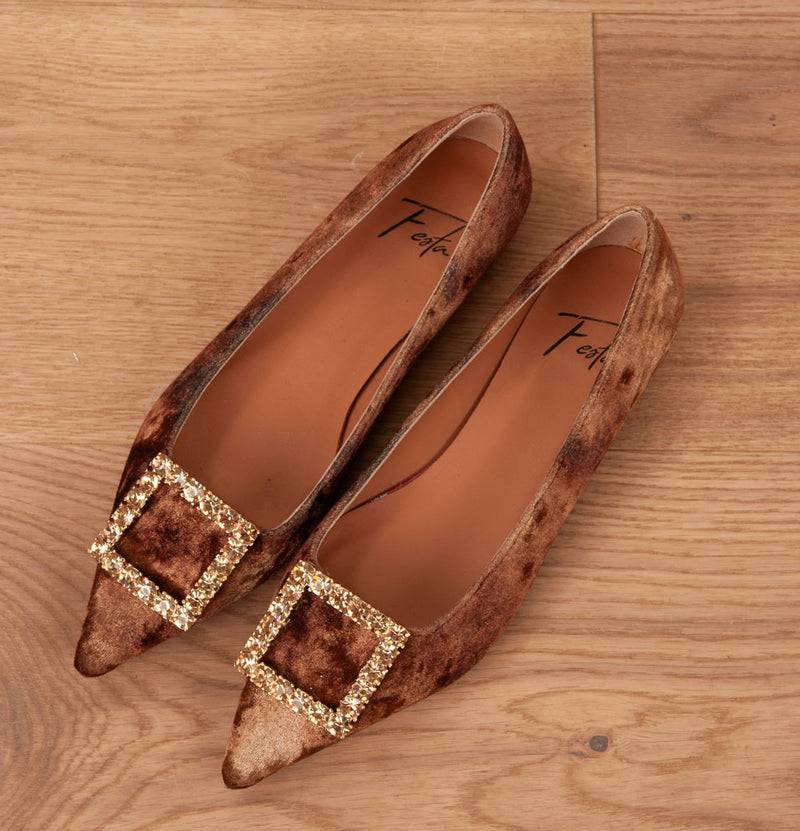 Roberto Festa Ballerina Braun Discount Store für neue Produkte