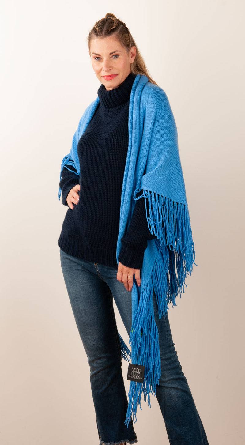 Simone Bruns Dreieckstuch Blau Angebote