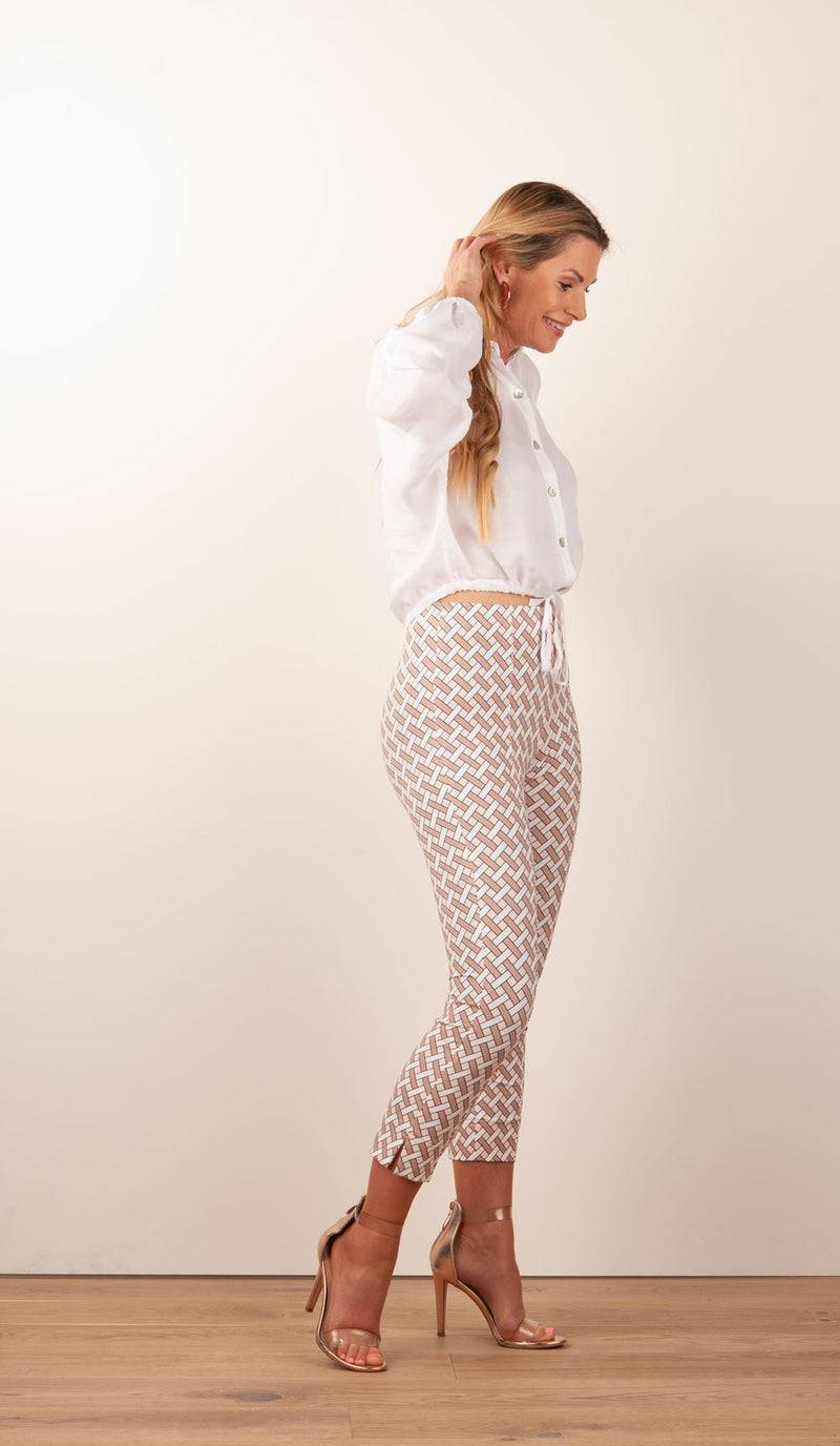 Seductive Hose „Capri“ Beige | Puder | Weiß Rabatt