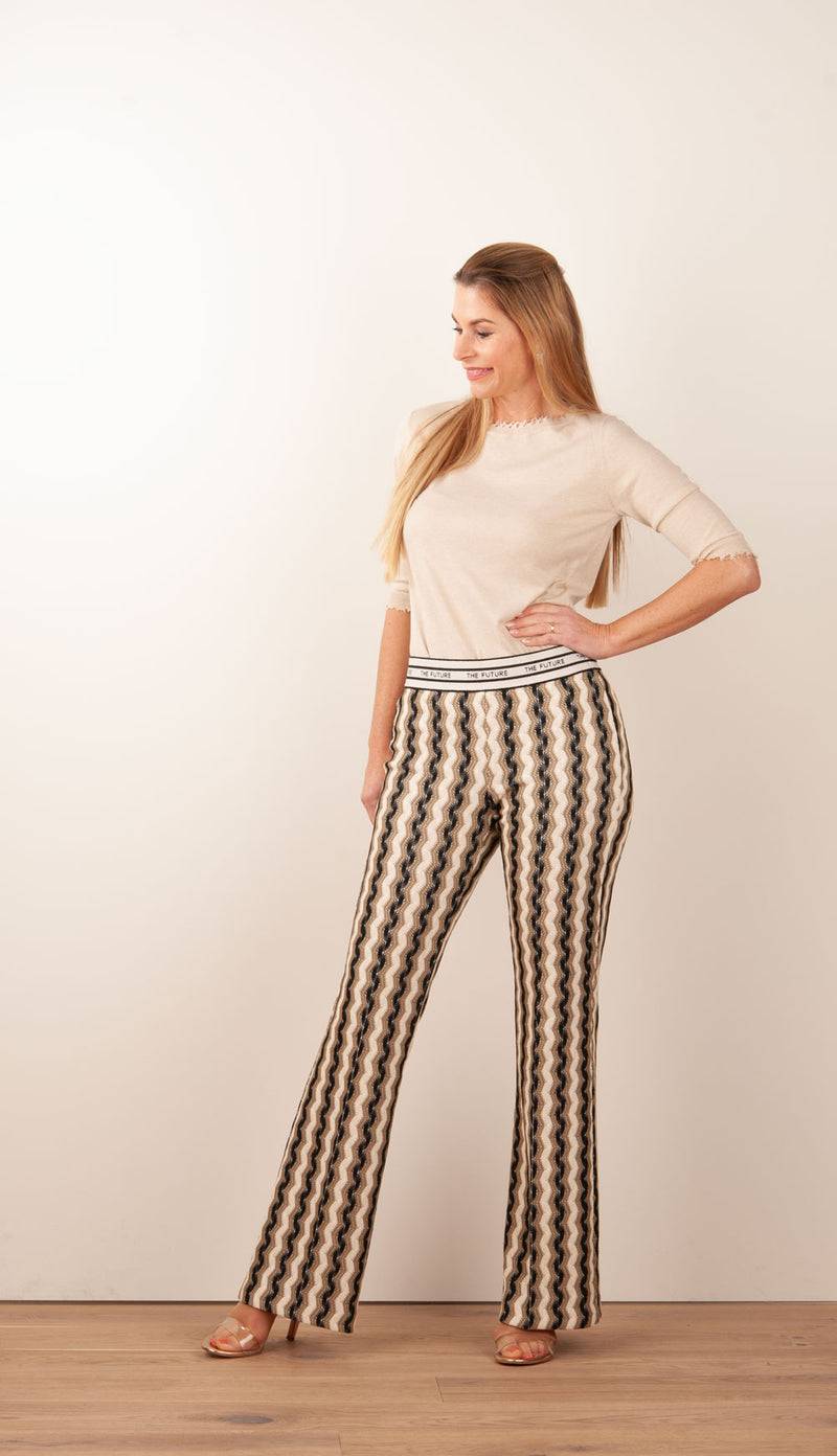 Cambio Hose „Francis“ Creme | Beige | Schwarz Valentinstagsangebot