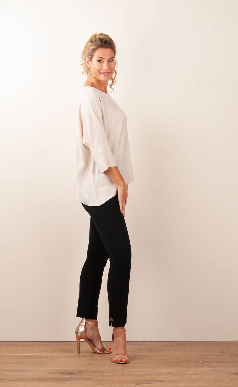 PIU&PIU Blusenshirt Hellbeige VIP-Rabatte
