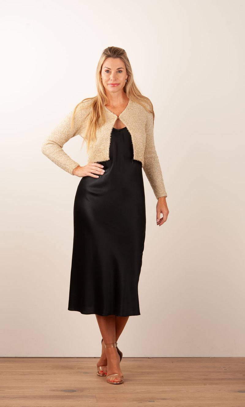 fleur Strickjacke Gold Kostenloser Versand international
