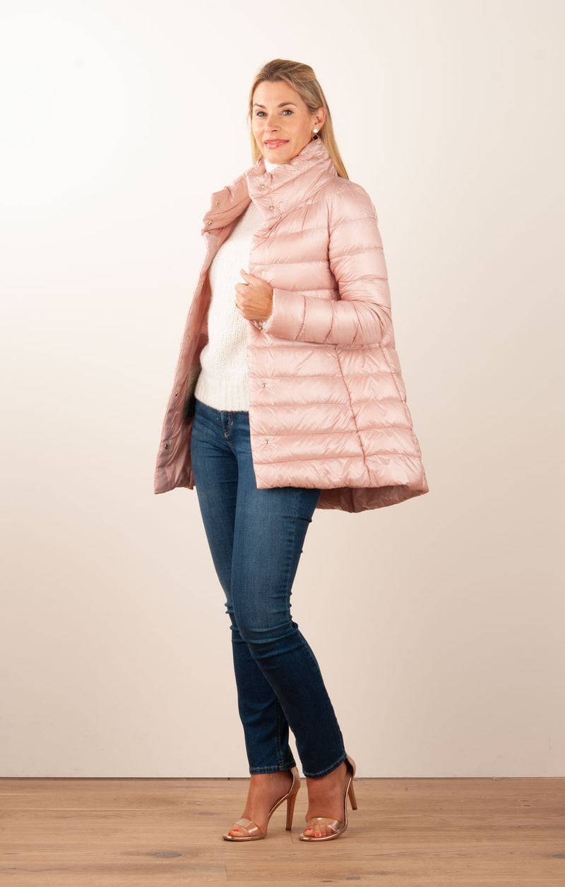 Herno Daunenmantel Rosa Speichern exportieren