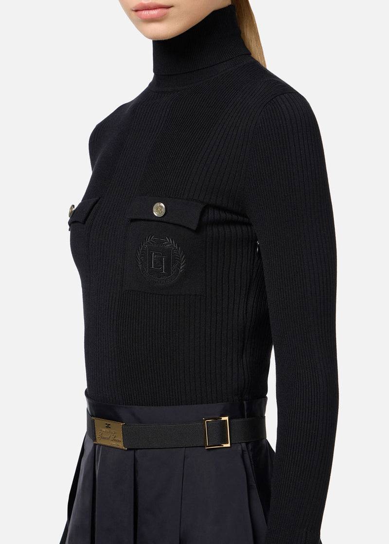 Elisabetta Franchi Kleid Schwarz Outlet