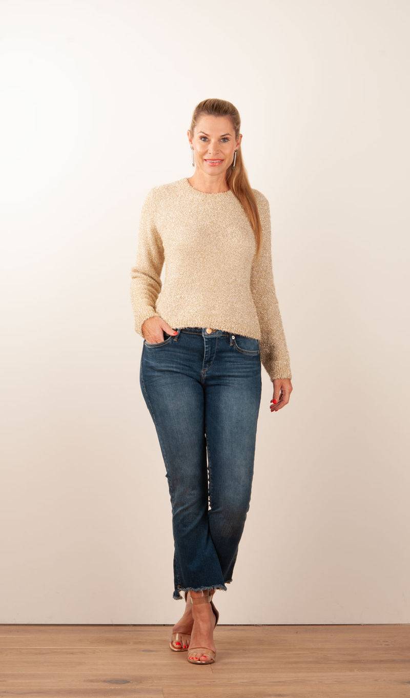 fleur Pullover Gold Fabrikverkauf