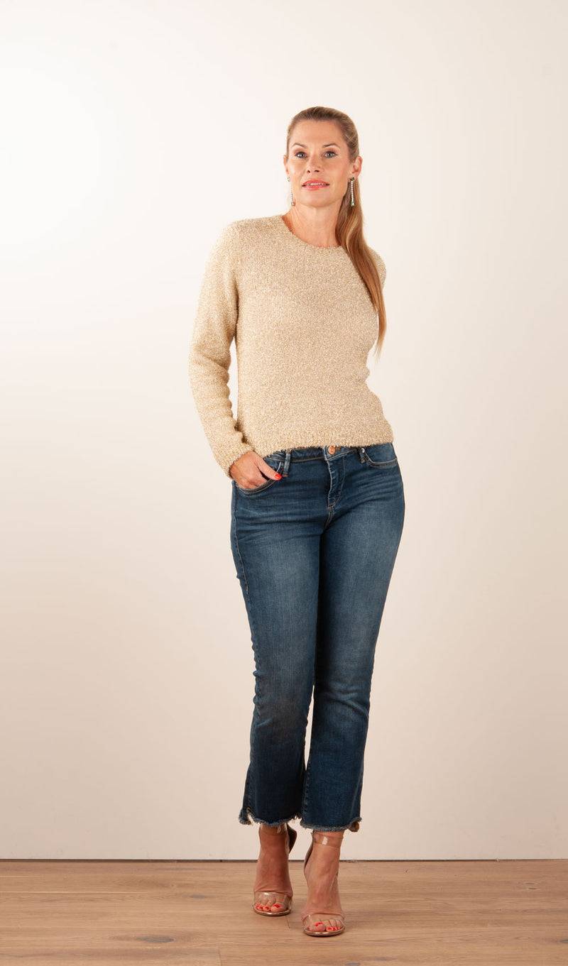 fleur Pullover Gold Fabrikverkauf