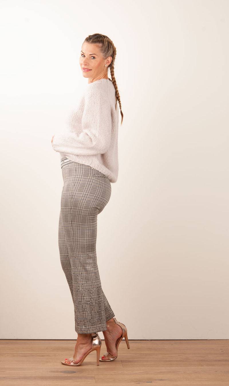 Cambio Hose „Faith Strass“ Creme | Beige | Braun Saisonschlussverkauf