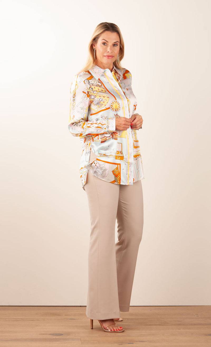 Herzensangelegenheit Bluse Puder | Multicolor Valentinstagsangebot