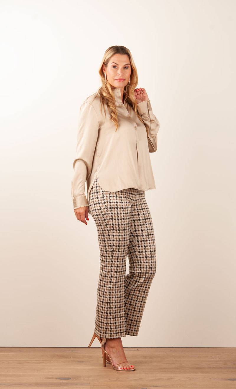 Herzensangelegenheit Bluse Beige Jubiläumsangebot