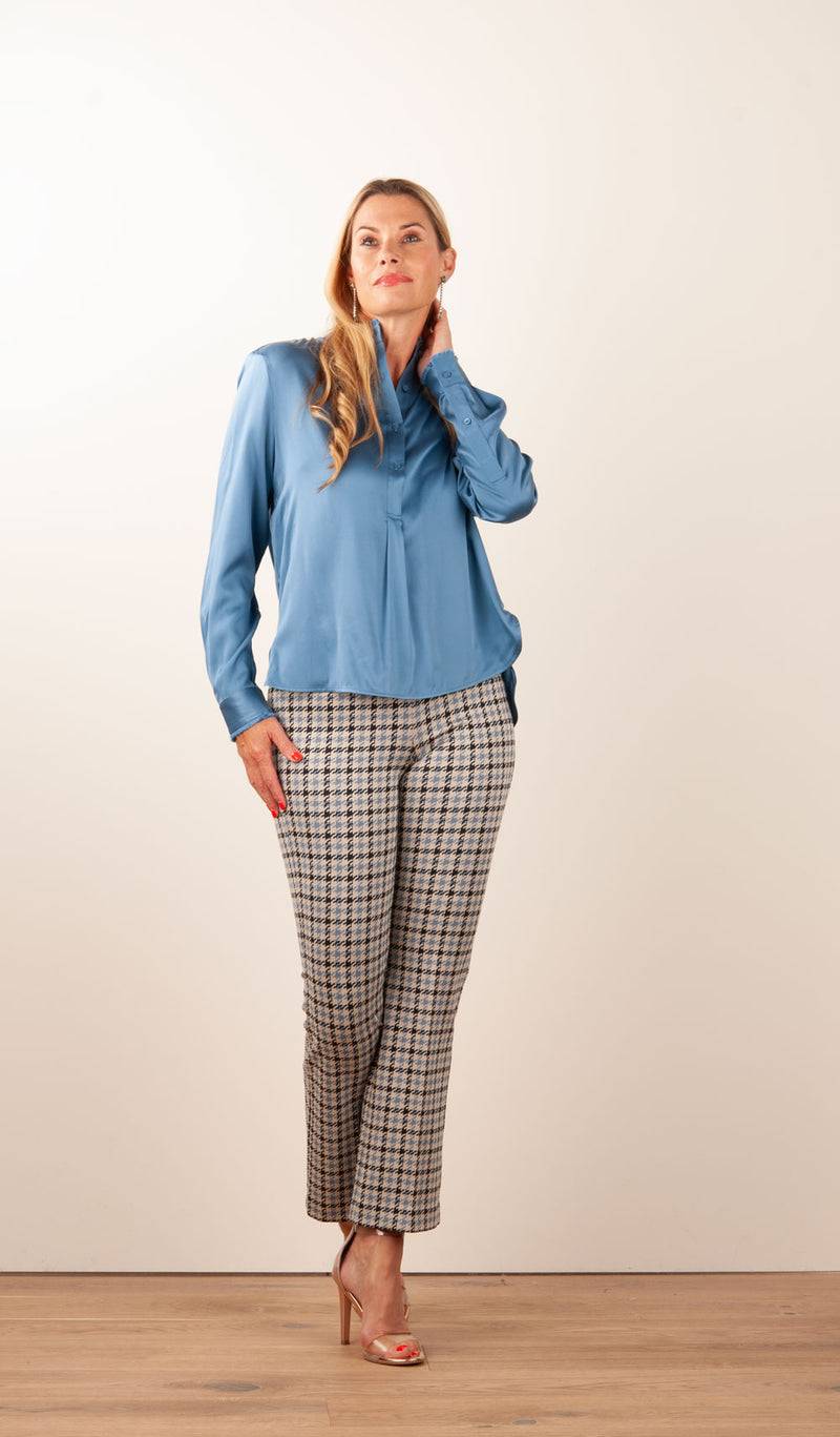 Herzensangelegenheit Bluse Jeansblau Lagerräumung