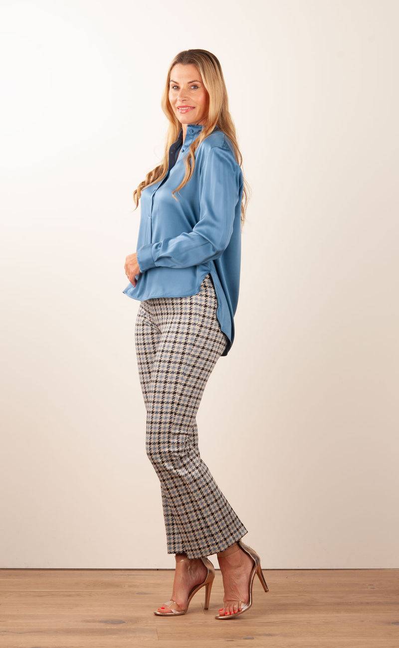 Herzensangelegenheit Bluse Jeansblau Lagerräumung